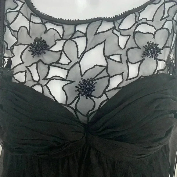 NWT JOVANI Silk Beaded Top Mini Cocktail Dress - Picture 4 of 7